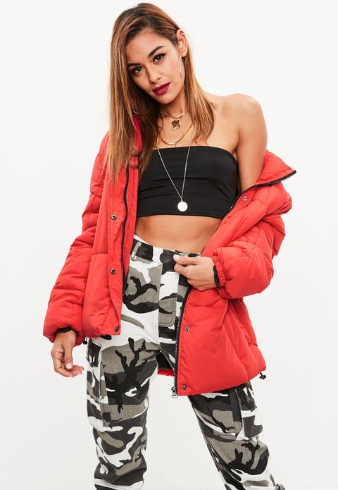 Red Ultimate Oversized Puffer Jacket