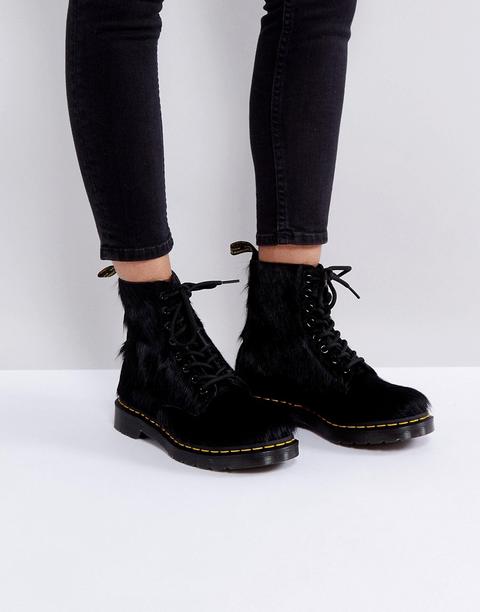 Dr Martens - 1460 - Stivaletti In Cavallino - Nero