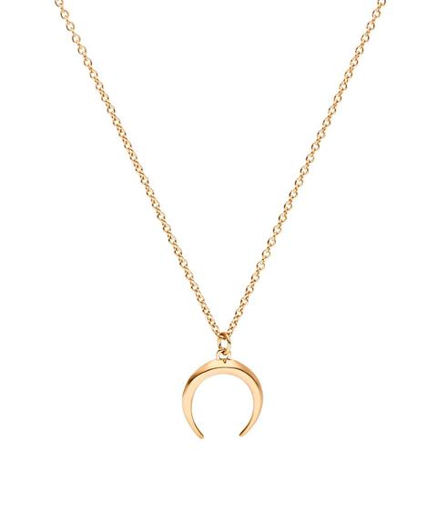 Moon Necklace Rose Gold