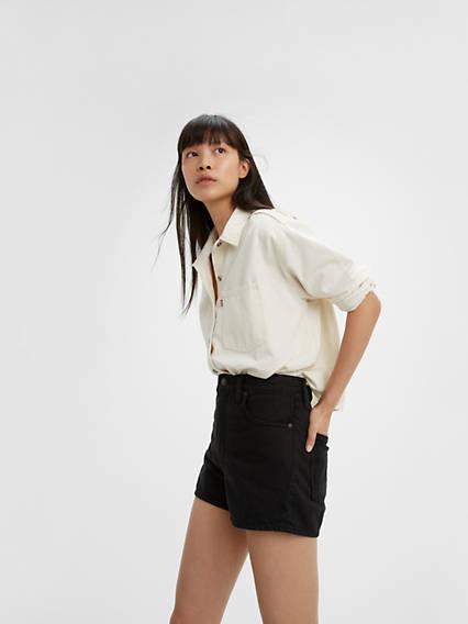 Levi's® Wellthread™ Ribcage Short Negro / Spring Tide Hemp