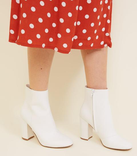 new look high heel ankle boots