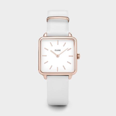 La Tétragone Rose Gold White/white