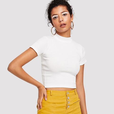 Tee-shirt Court Unicolore