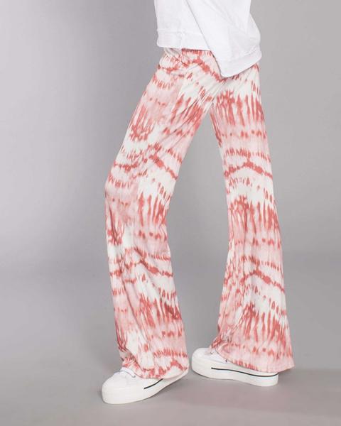 Pantalón Campana Tiedye Coral