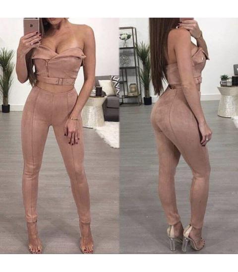Conjunto Antelina Top Y Pantalon Largo