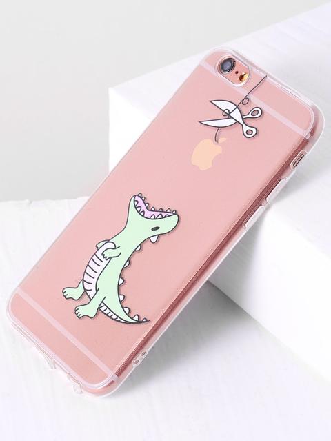 Dinosaur Print Cute Iphone 6 6s Case From Romwe On 21 Buttons