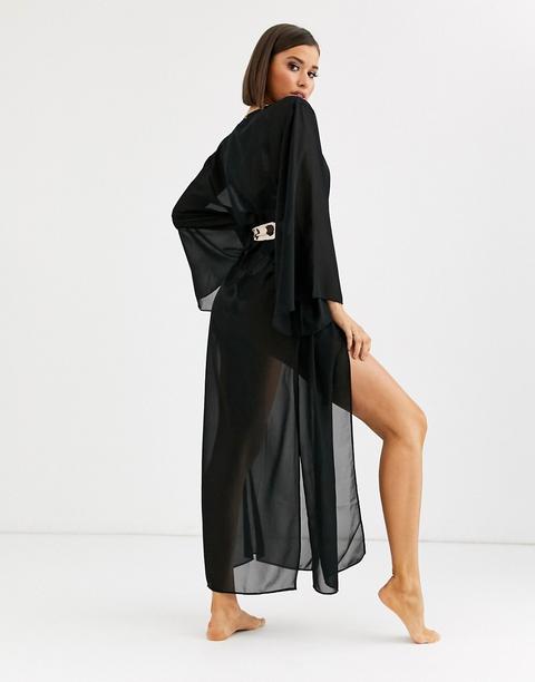 Whistle Exclusive Chiffon Beach Kimono 