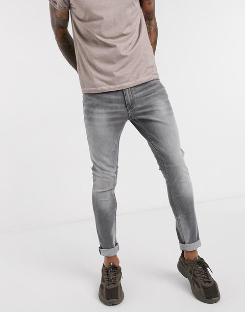 Burton Menswear Skinny Jeans In Grey