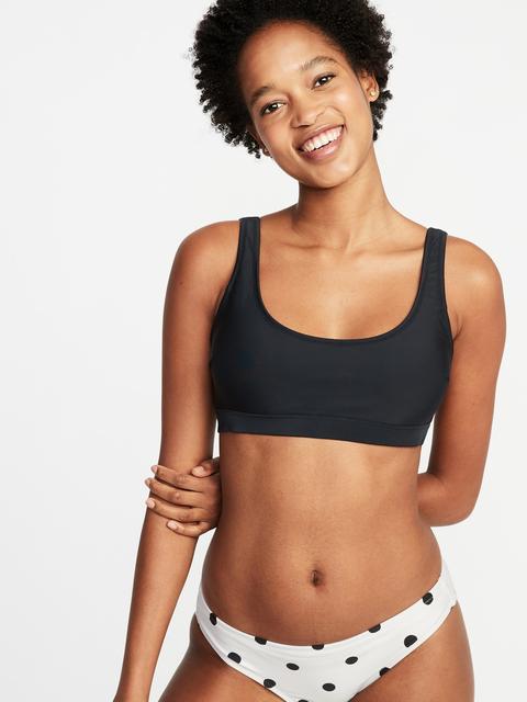 scoop swim top
