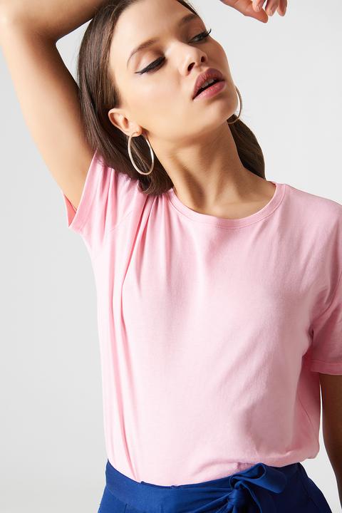 Na-kd Basic Basic Tee - Pink