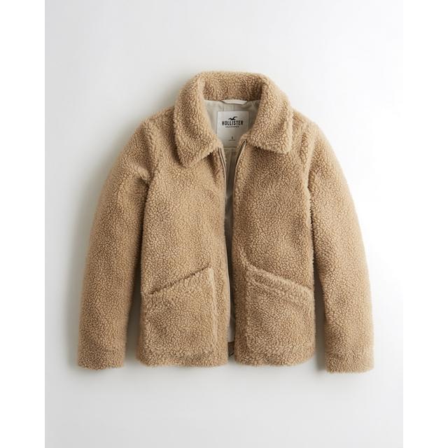 oversized faux fur coat hollister