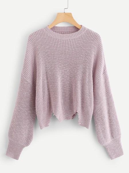 Pullover Mit Laternenhülse