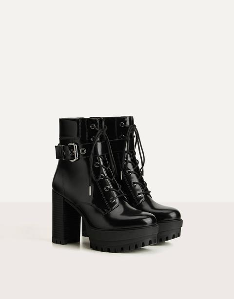 Platform High-heel Ankle Boots