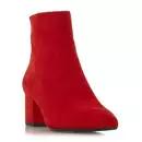 debenhams red ankle boots