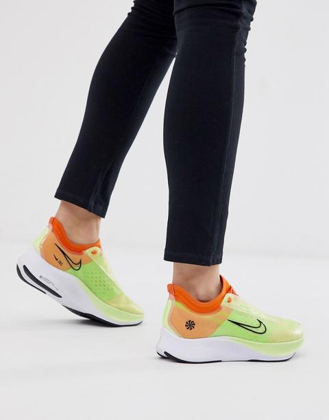 nike running naranjas