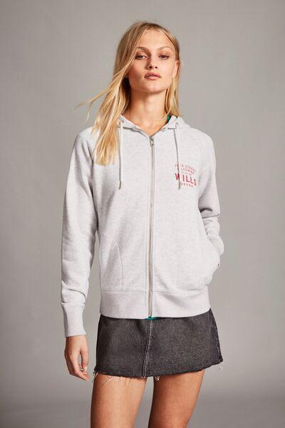 jack wills womens zip up hoodie