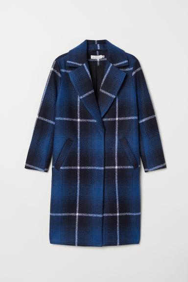 H & M - Manteau En Feutre - Bleu