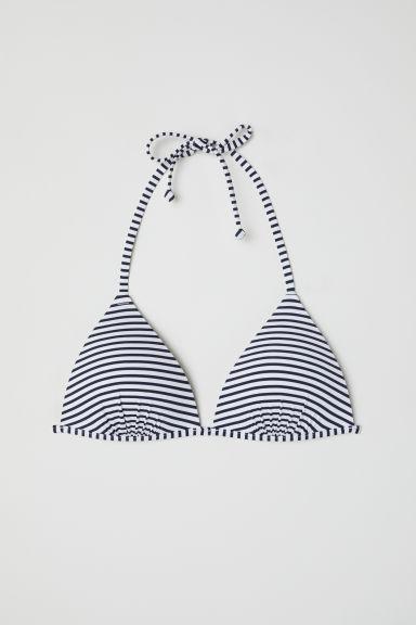 H & M - Push-up Triangle Bikini Top - White