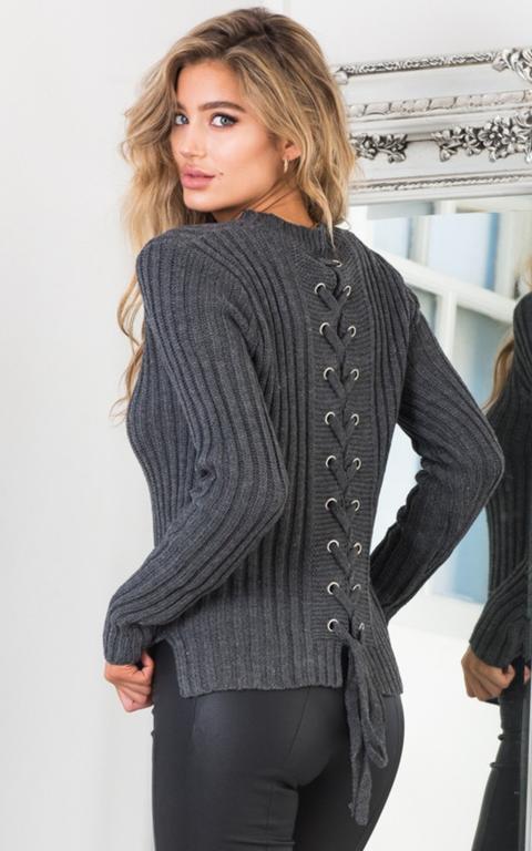 In It Together Knit In Charcoal Marle