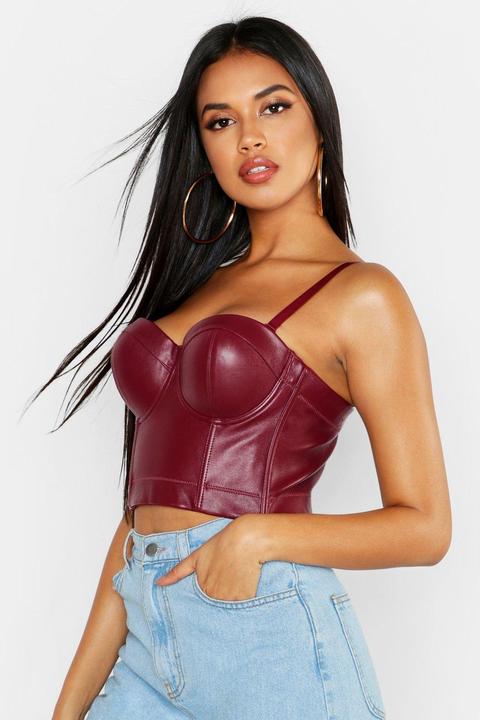 Pu Corset Top