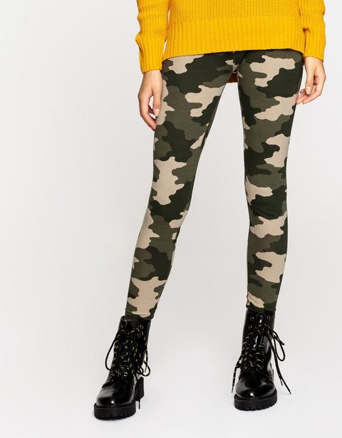 Leggings Camouflage Verdi from Tally 
