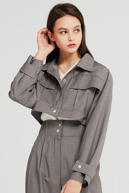 Ariel Utility Crop Jacket