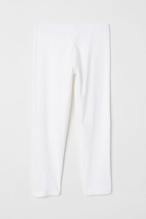 3/4-length Leggings - White