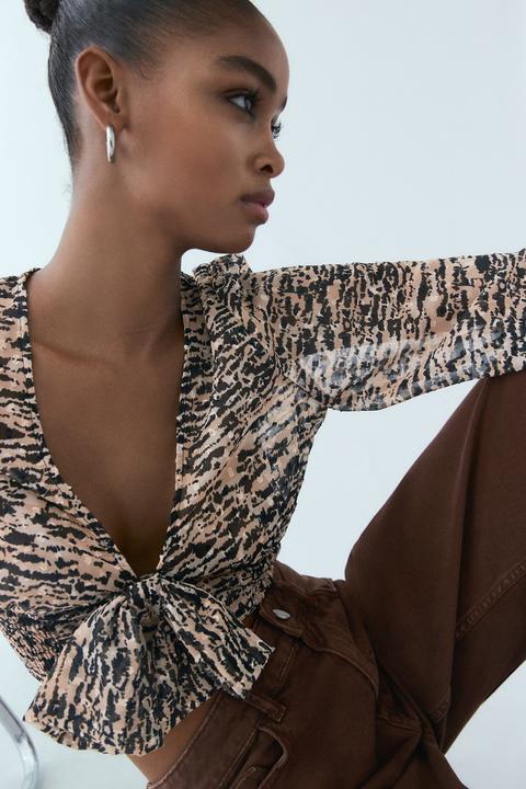 Animal Print Top