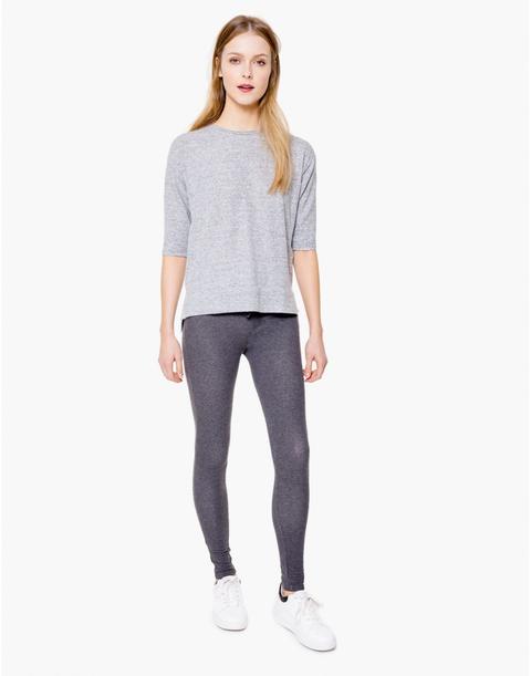 Legging Felpa Gris Oscuro