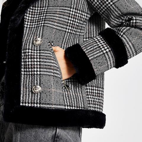 dogtooth coat river island