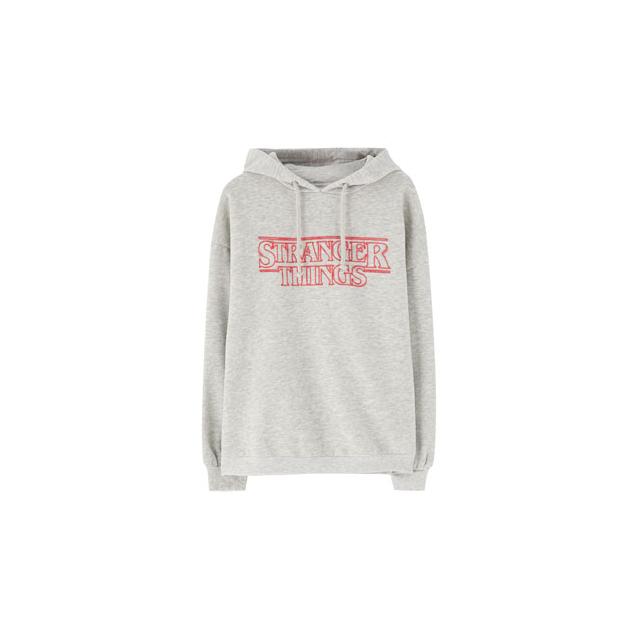 pull and bear grey hoodie
