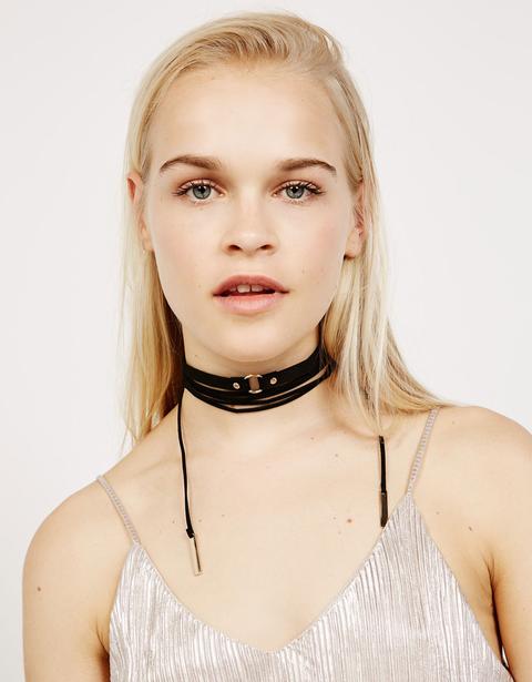 Set 2 Collares Choker Velvet