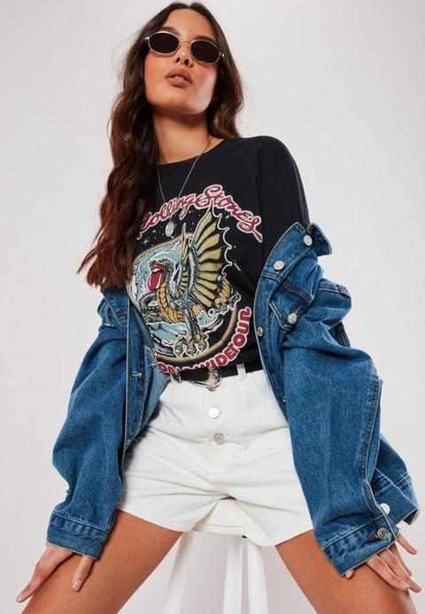 missguided rolling stones t shirt