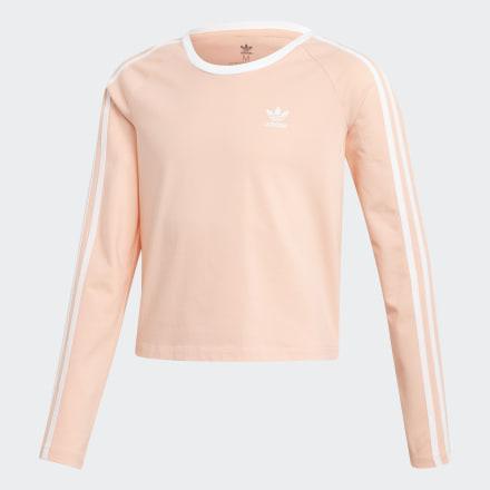 pink long sleeve adidas top