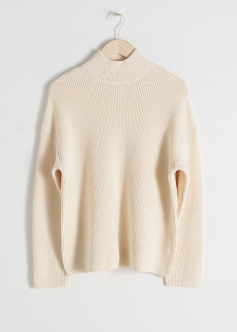 and other stories mock neck sweater