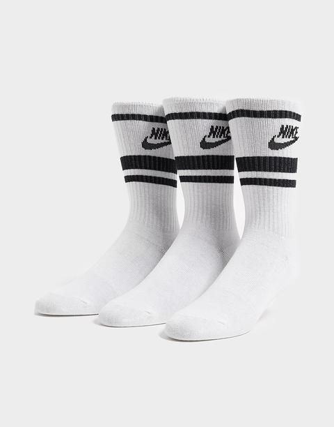 Nike Pack De 3 Calcetines Essential Crew, White/black