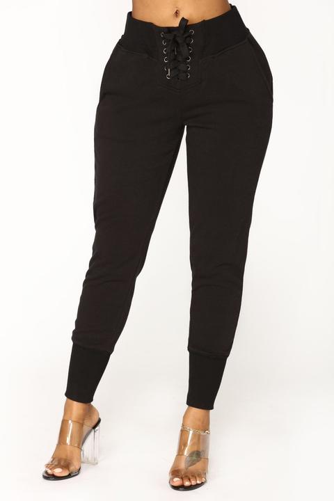 Extra Mile Lounge Joggers - Black