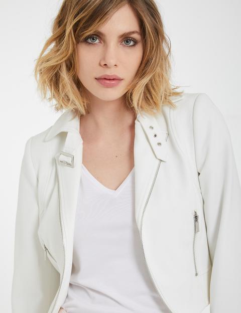 Chaqueta Con Hebillas Y Cremalleras