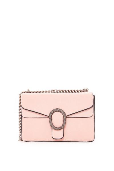 Dion Pink Cross Body Chain Bag