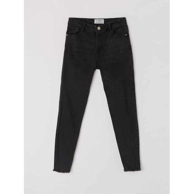 Jeans Push Up Nero Con Vita Alta Nero Denim from Terranova on 21 Buttons