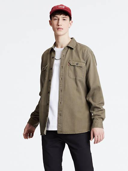 Jackson Worker Shirt Verde / Olive Night