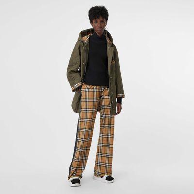 Pantaloni Con Coulisse E Motivo Vintage Check