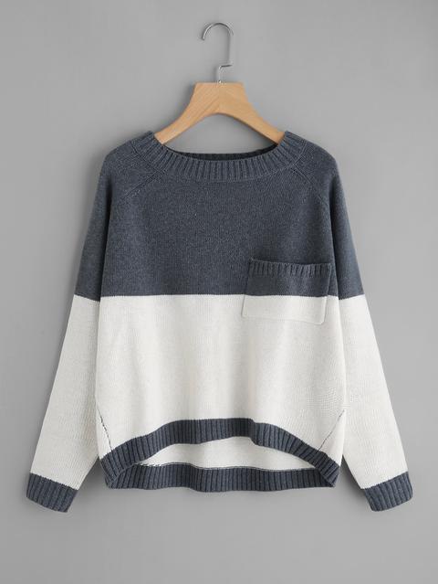 Maglione Con Maniche Raglan