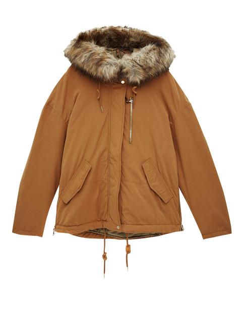 Parka Interior Desmontable Capucha Pelo