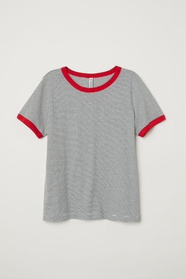 H & M - T-shirt Corta - Bianco