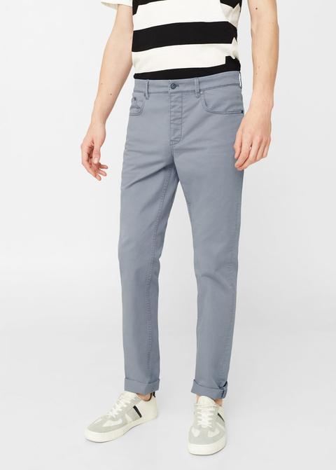 Pantaloni Slim-fit 5b Cotone