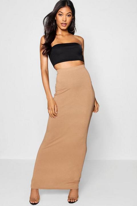 jersey maxi skirt