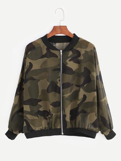 Jacket Camuflage Gasa Verde Militar