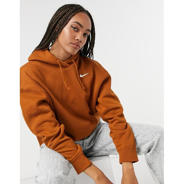 nike swoosh teddy hoodie