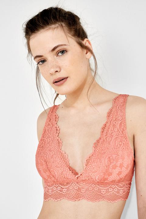 Bralette Halter De Encaje